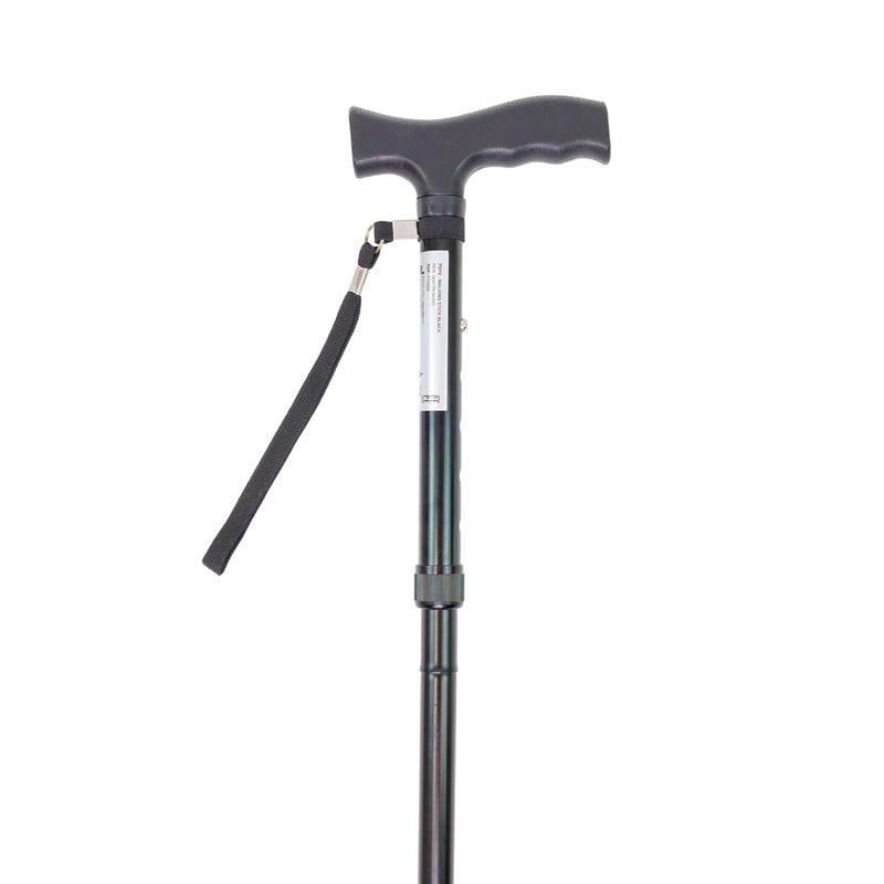 PEPE Mobility Folding Cane, Foldable Walking Cane with Adjustable Height, Collapsible and Lightweight, Portable Walking Stick for Mobility Aid - Image 3